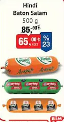 HİNDİ BATON SALAM 500 G fiyat ve kampanya bilgisi